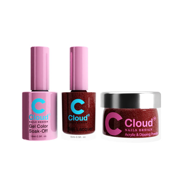 CHISEL 3in1 Duo + Dipping/Acrylic Powder (2oz) - Cloud Collection - 100
