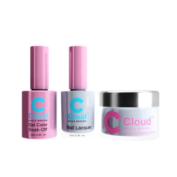 CHISEL 3in1 Duo + Dipping/Acrylic Powder (2oz) - Cloud Collection - 103