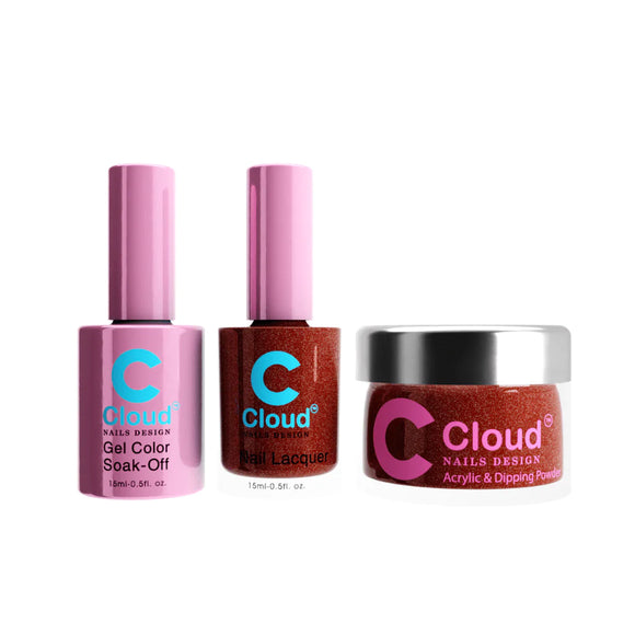 CHISEL 3in1 Duo + Dipping/Acrylic Powder (2oz) - Cloud Collection - 107
