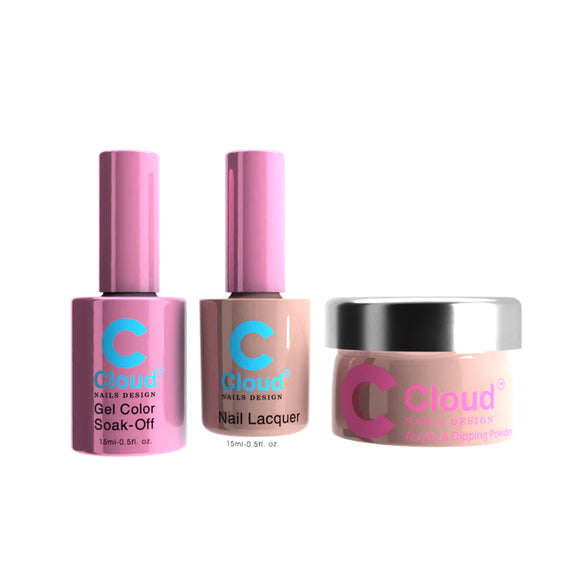 CHISEL 3in1 Duo + Dipping/Acrylic Powder (2oz) - Cloud Collection - 108