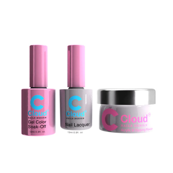 CHISEL 3in1 Duo + Dipping/Acrylic Powder (2oz) - Cloud Collection - 109