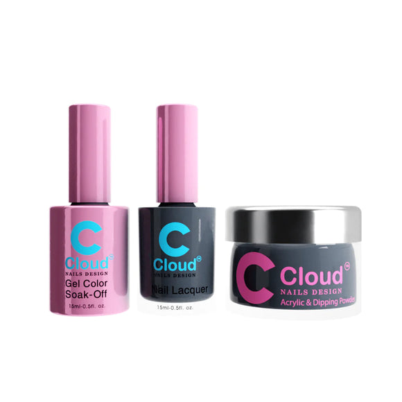 CHISEL 3in1 Duo + Dipping/Acrylic Powder (2oz) - Cloud Collection - 010