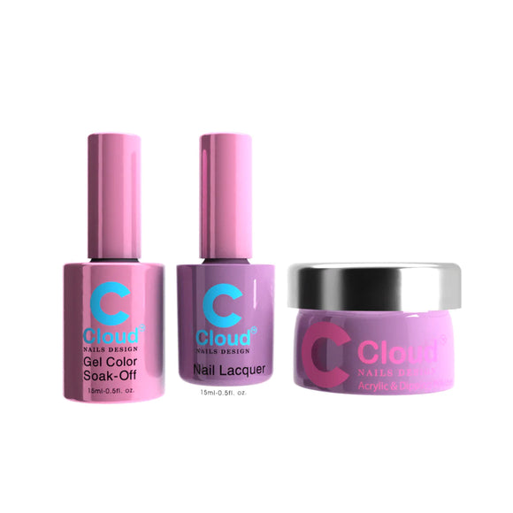 CHISEL 3in1 Duo + Dipping/Acrylic Powder (2oz) - Cloud Collection - 110