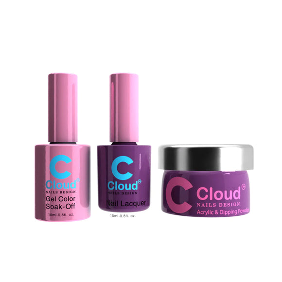 CHISEL 3in1 Duo + Dipping/Acrylic Powder (2oz) - Cloud Collection - 111