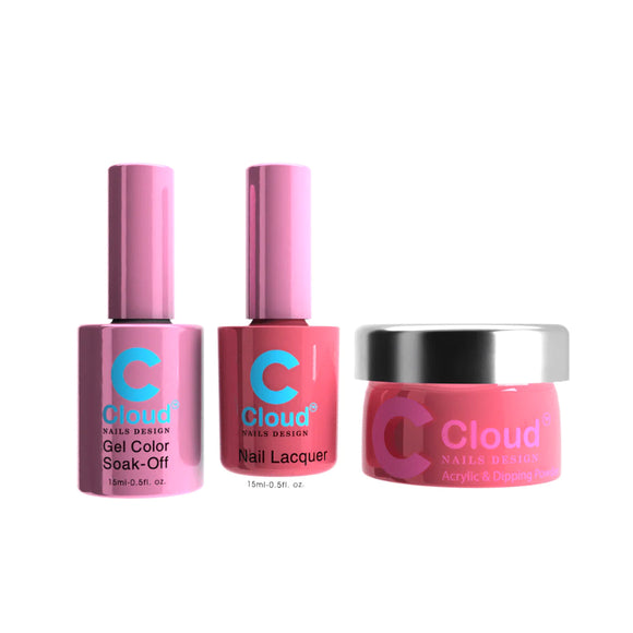 CHISEL 3in1 Duo + Dipping/Acrylic Powder (2oz) - Cloud Collection - 112