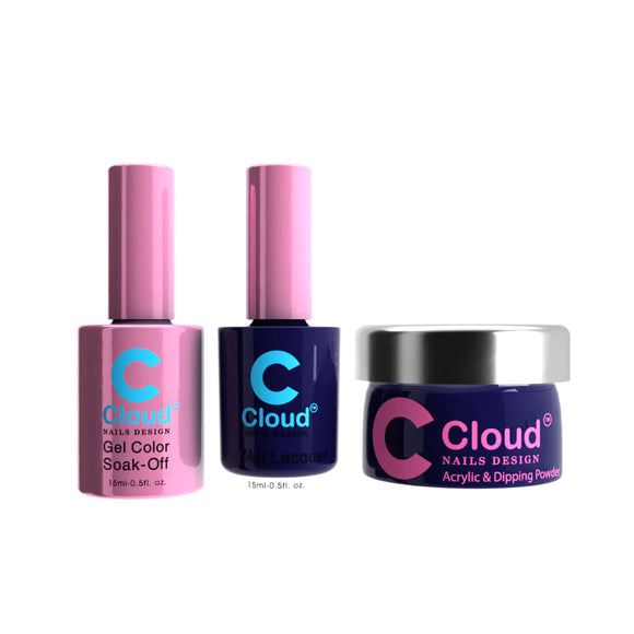 CHISEL 3in1 Duo + Dipping/Acrylic Powder (2oz) - Cloud Collection - 113