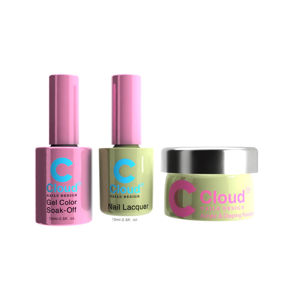 CHISEL 3in1 Duo + Dipping/Acrylic Powder (2oz) - Cloud Collection - 117
