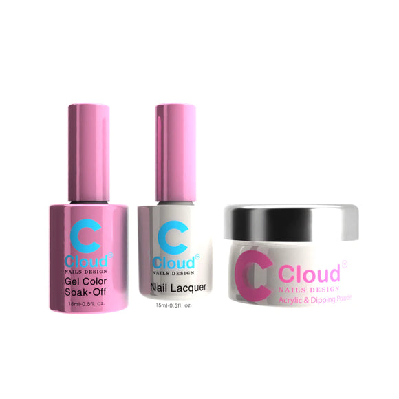 CHISEL 3in1 Duo + Dipping/Acrylic Powder (2oz) - Cloud Collection - 118