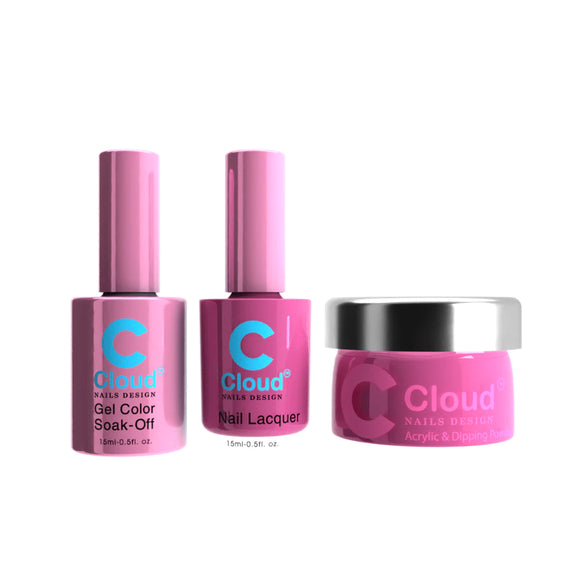 CHISEL 3in1 Duo + Dipping/Acrylic Powder (2oz) - Cloud Collection - 120