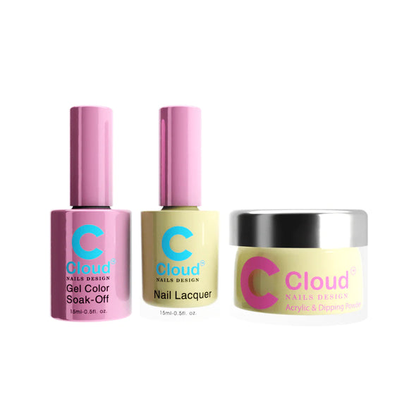 CHISEL 3in1 Duo + Dipping/Acrylic Powder (2oz) - Cloud Collection - 014