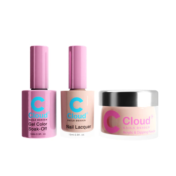 CHISEL 3in1 Duo + Dipping/Acrylic Powder (2oz) - Cloud Collection - 026