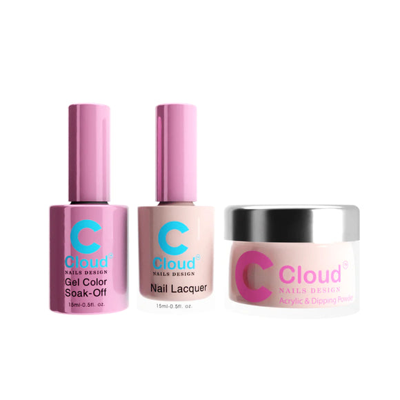 CHISEL 3in1 Duo + Dipping/Acrylic Powder (2oz) - Cloud Collection - 034