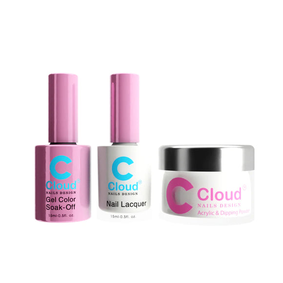 CHISEL 3in1 Duo + Dipping/Acrylic Powder (2oz) - Cloud Collection - 038