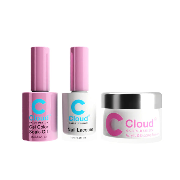 CHISEL 3in1 Duo + Dipping/Acrylic Powder (2oz) - Cloud Collection - 039