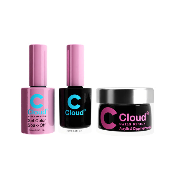 CHISEL 3in1 Duo + Dipping/Acrylic Powder (2oz) - Cloud Collection - 040