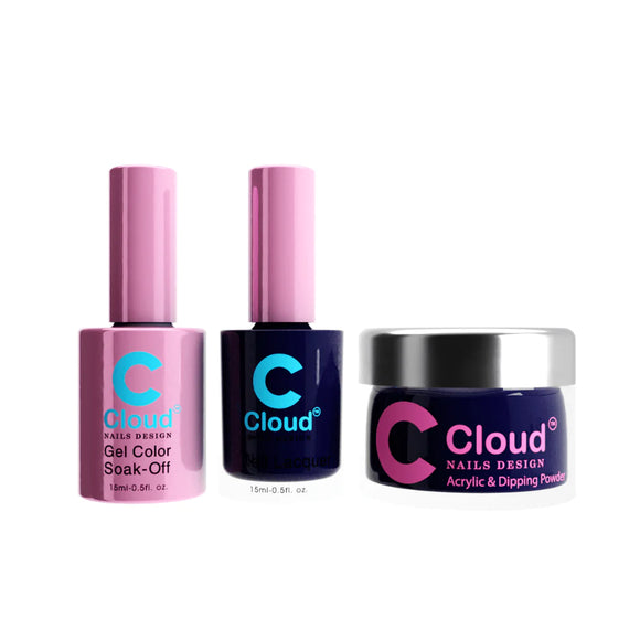 CHISEL 3in1 Duo + Dipping/Acrylic Powder (2oz) - Cloud Collection - 041