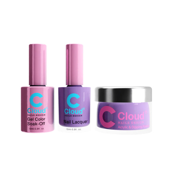 CHISEL 3in1 Duo + Dipping/Acrylic Powder (2oz) - Cloud Collection - 048