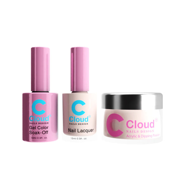 CHISEL 3in1 Duo + Dipping/Acrylic Powder (2oz) - Cloud Collection - 063