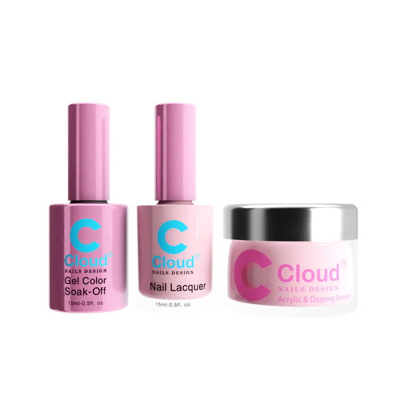 CHISEL 3in1 Duo + Dipping/Acrylic Powder (2oz) - Cloud Collection - 064