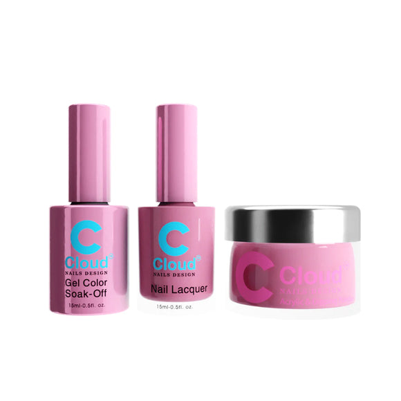 CHISEL 3in1 Duo + Dipping/Acrylic Powder (2oz) - Cloud Collection - 065