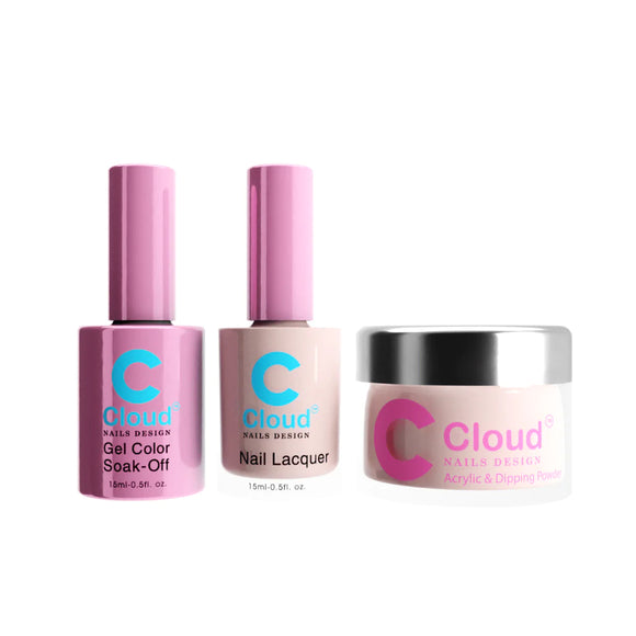 CHISEL 3in1 Duo + Dipping/Acrylic Powder (2oz) - Cloud Collection - 070