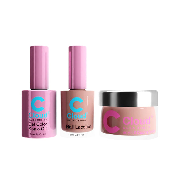 CHISEL 3in1 Duo + Dipping/Acrylic Powder (2oz) - Cloud Collection - 073
