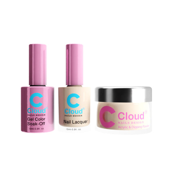 CHISEL 3in1 Duo + Dipping/Acrylic Powder (2oz) - Cloud Collection - 077