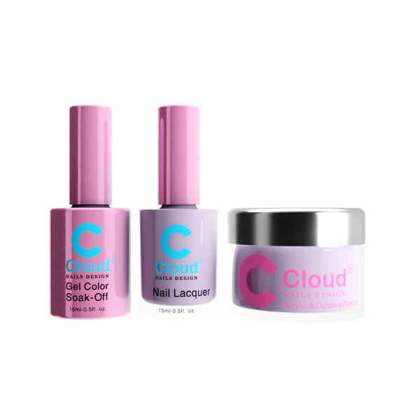 CHISEL 3in1 Duo + Dipping/Acrylic Powder (2oz) - Cloud Collection - 080