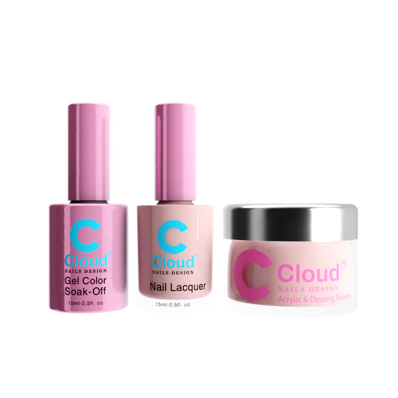 CHISEL 3in1 Duo + Dipping/Acrylic Powder (2oz) - Cloud Collection - 085