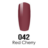 DC Nail Lacquer And Gel Polish (New DND), DC042, Red Cherry, 0.6oz