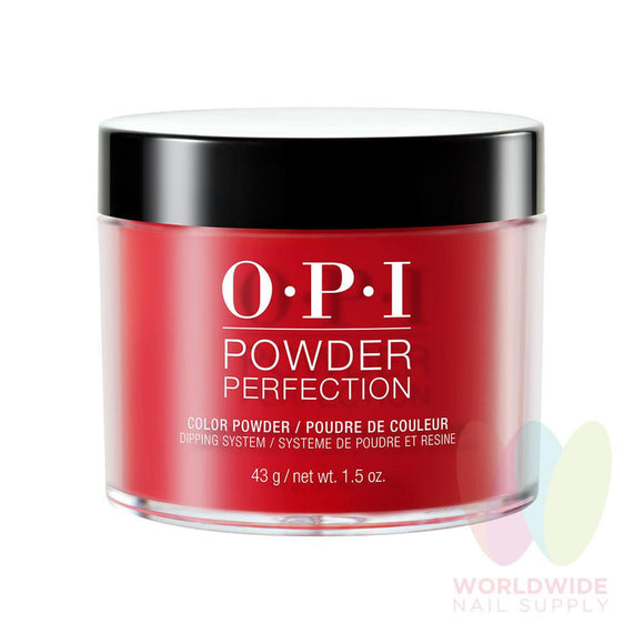 OPI Dipping Powder, DP N25, Big Apple Red, 1.5oz