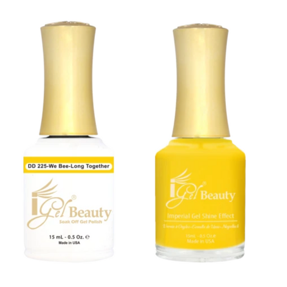 IGEL Nail Lacquer And Gel Polish Duo, DD225 WE BEE-LONG TOGETHER