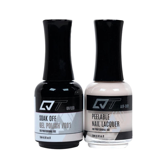 QT Gel Polish + Nail Lacquer, Color List in Note, 000