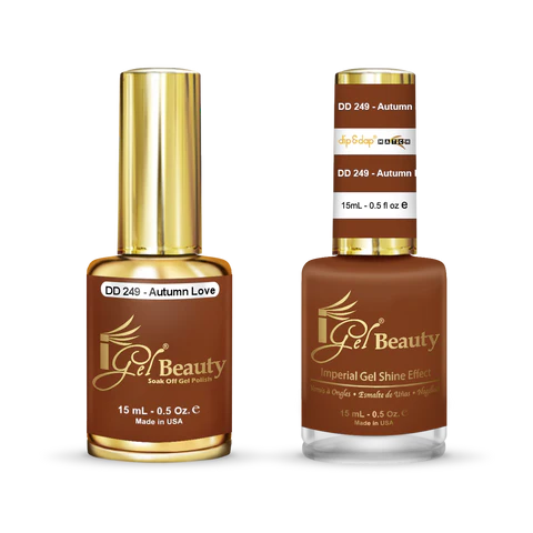 IGEL Nail Lacquer And Gel Polish Duo, DD249 AUTUMN LOVE