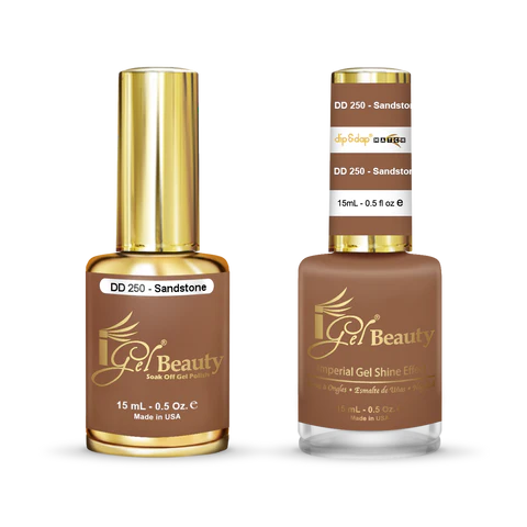 IGEL Nail Lacquer And Gel Polish Duo, DD250 SANDSTONE
