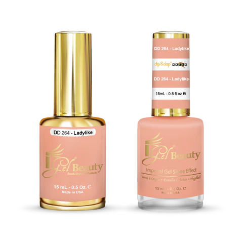 IGEL Nail Lacquer And Gel Polish Duo, DD264 LADYLIKE