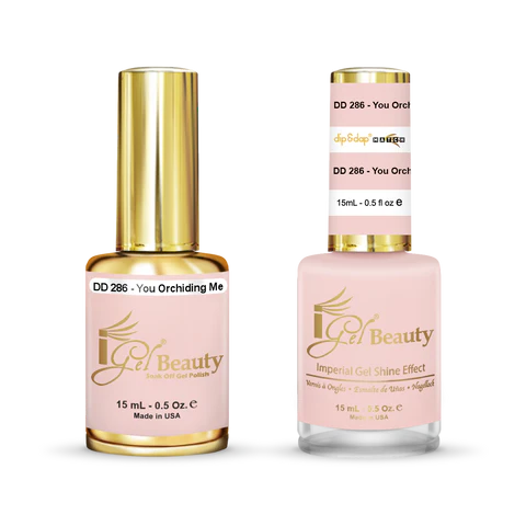 IGEL Nail Lacquer And Gel Polish Duo, DD286 YOU ORCHIDING ME