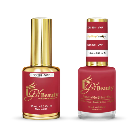 IGEL Nail Lacquer And Gel Polish Duo, DD298 VVIP