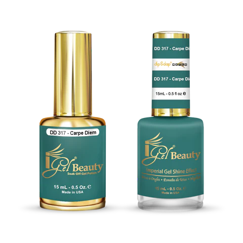 IGEL Nail Lacquer And Gel Polish Duo, DD317 CARPE DIEM