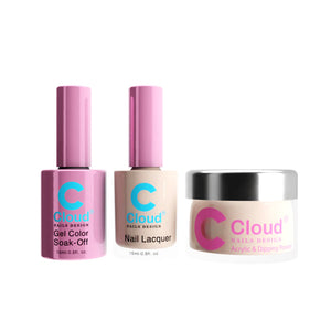 CHISEL 3in1 Duo + Dipping/Acrylic Powder (2oz) - Cloud Collection - 035