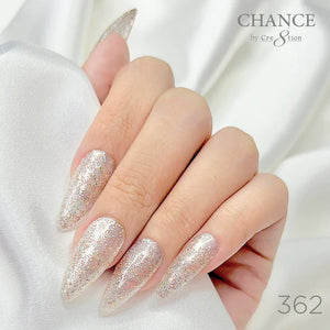 Cre8tion Chance Soak Off Gel 0.5oz - Diamond Dust Collection - 362