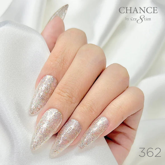 Cre8tion Chance Soak Off Gel 0.5oz - Diamond Dust Collection - 362