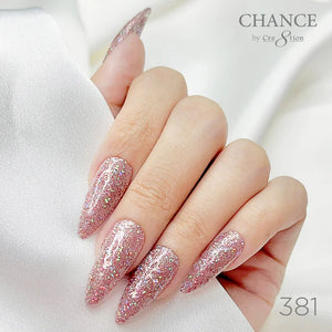 Cre8tion Chance Soak Off Gel 0.5oz - Diamond Dust Collection - 381