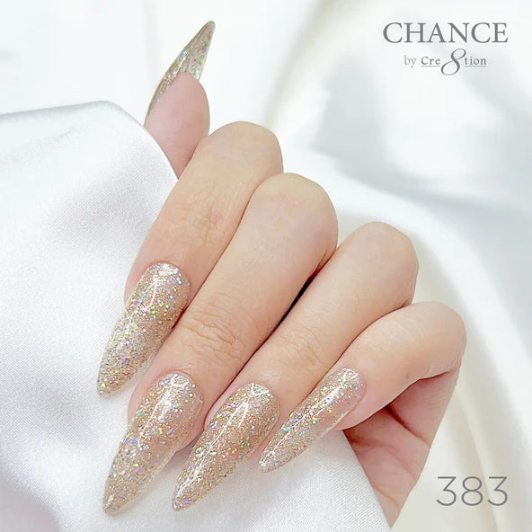 Cre8tion Chance Soak Off Gel 0.5oz - Diamond Dust Collection - 383