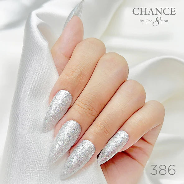 Cre8tion Chance Soak Off Gel 0.5oz - Diamond Dust Collection - 386