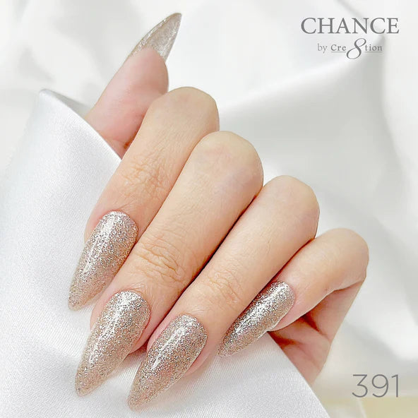 Cre8tion Chance Soak Off Gel 0.5oz - Diamond Dust Collection - 391