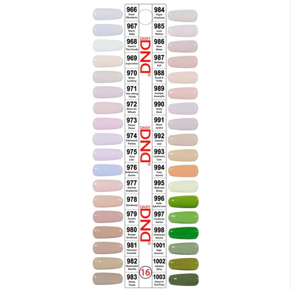 DND Retro-Scape Collection (NEW DND) 36 colors Palette #16 (966-1003)