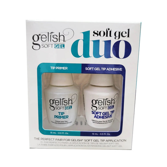 Gelish Soft Gel Duo, Tip Primer & Adhesive, 0.5oz