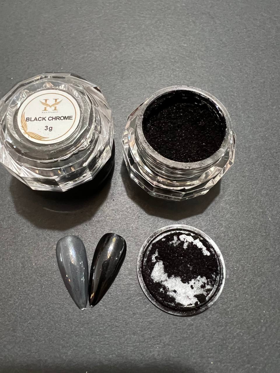 HANG Chrome Powder #3 Black Chrome - Disco Reflective Collection