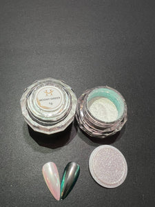 HANG Chrome Powder #12 Moony Green - Disco Reflective Collection